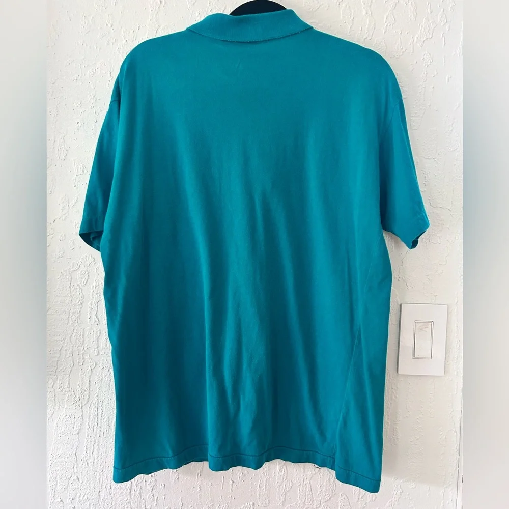 Christian Dior Vintage Teal Polo Medium - Picture 5 of 6
